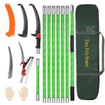 SMONTER 8M Pole Saw for Tree Trimming Manual Branch Pruner with Sharp Scissor Extendable Tree Pole Pruner Cutting Set Garden Tools