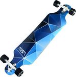 Atom Longboards Atom Drop Through Longboard - 40", Blue Geo