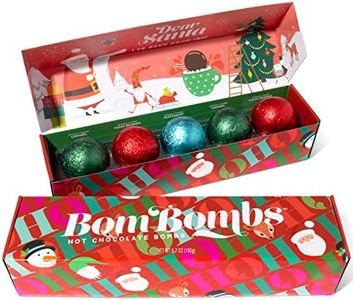 Bombomb, Bombe al cioccolato caldo Bomb, include bombe al cioccolato al caramello, al cioccolato salato e alla menta piperita ripiene di mini marshmallow, confezione da 5