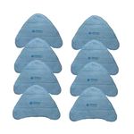 Crucial Vacuum Ersatz-Mopp-Pads, Teilenummer WH01000, kompatibel mit Hoover, passend für Hoover-Dampfpads für WH20200, WH20300 Dampfreiniger, waschbar, Modelle für Zuhause, Büro (8 Stück)