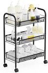 WELDUN 3-Tier Storage Trolley, Roll