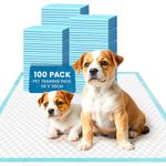 Cool Paws Puppy Pads - Ultra-Thick, Leakproof, and Odour-Locking Training Pads for Dogs & Puppy, Fast-Drying, Tear-Resistant, Eco-Friendly, Disposable, Medium 100 Pack