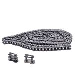 New #40 Roller Chain 10 Feet with 2 Connecting Links Fit for Go Kart and Mini Bike