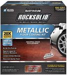 Rust-Oleum 286896 Rocksolid Metallic Garage Floor Coating, 80 Fl Oz (Pack of 1), Cherry Bomb, 2.5 Quarts