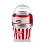 Ariete 2957 Retro Style Popcorn Maker Machine with Serving Bowl, 2 Minutes Fast Popping with Fat Free Cooking, Red