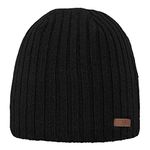 Barts Men's Haakon Beanie Beret, Black (Black 0001), One (Size: UNI)