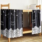 Students Dorm Bunk Bed Curtains Privacy Bed Shading Curtain Net Dustproof Blackout Cloth Bed Canopy Bed Curtains Breathable Students Dormitory Tent Lightproof Windproof Bedding Spread Curtain Canopy