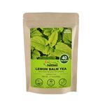 FullChea - Lemon Balm Tea Bag, 40 Teabags, 1.5g/bag - Premium Lemon Balm Herb - Non-GMO - Caffeine-free