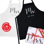 Prazoli His and Her Aprons - Mr Mrs