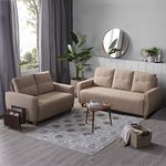 Sleepyhead Yolo - 3+2 Seater Sofa Set (Fabric, Coco Brown)