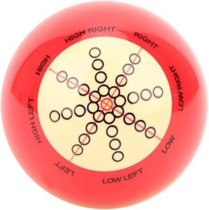 Enajucy Billiards Cue Ball, Standard Table Training Pool Ball for America Pool Eight Ball 57.2mm/2.3in Diameter (57.2mm/2.3in)