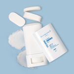 Glamveda Hyaluronic Invisible Sunscreen Stick SPF-50 PA+++ | Blue Light Filter, Hydration with Hyaluronic Acid & Ceramides | Dewy Finish, Easy Application | UVA/UVB Protection | for Men & Women | 20g