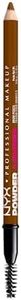 NYX Professional Makeup Powder Louder Brow Pencil, Buildable Shades, Up to 12 Hours of Wear, Transfer and Fade Resistant, With Thickening Micro-Fibres, Vegan Formula, Shade: Auburn