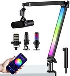 YOUSHARES Mic Boom Arm with RGB Lig