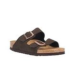 Birkenstock Arizona, Unisex-Adults' Sandals, Brown (MOCCA SOFT FOOTBED), 9 UK