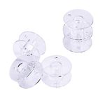 25 Clear Plastic Sewing Machine Bobbins Fits Singer Brother Janome Toyota