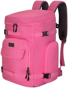 TENFLY Ski Boot Bag,65L Snowboard Boot Bag for Air Travel,Padded Ski Bakcpack for Helmet, Goggles, Gloves, Skis, Snowboard & Accessories,Waterproof Equipment Gear Backpck