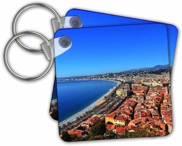 3dRose City of Nice, France Key Chain (kc_268593_1)