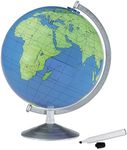 Interactive 12 Inch Write-On Geographer Globe w Dry Erase Marker