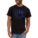 Junk Food Clothing x NFL - Team Spotlight - Short Sleeve Fan Shirt for Men and Women - Black T-Shirt with Mascot Design