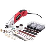 Hi-Spec Rotary Tool Kit Set 170W 1.4A with 121 Piece Dremel Compatible Bit Accessories. Drill, Cut, Trim, Grind & Sand in DIY Repairs, Hobbies & Craftwork