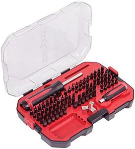 Real Avid Precision Screwdriver Set for Gun Maintenance | 90 PCS Screw Driversets with LED Driver, Hex, Phillips & Torx Bit Set | Kit Includes Magnetic Bit Driver, Turret Tool, Multibit Set & Case