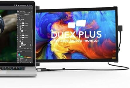 Mobile Pixels Duex Plus - 13.3" Full HD IPS Dual Laptop External Monitor - Portable, USB C/USB A, Plug and Play Screen Extender for Windows/Mac/Android/Switch-Compatible Laptops