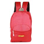 KAFAL Bayberry Small 15L Unisex Casual Daypack Backpack with Spacious Compartment, Strong Grab Handle. (Red)