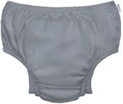 i Play Unisex Reusable Absorbent Baby Swim Diapers Gray 24 Months