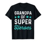 Mens Grandpa Super Heroes | Funny Superhero Grampa Shirt T-Shirt