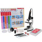 AmScope IQCREW Kid's Premium 85+ Piece Microscope, Color Camera and Interactive Kid's Software Kit with Educational Experiment Cards