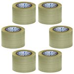 VCR Cross Filament Tape - 45 Meters in Length - 96mm / 4" Width - 6 Roll Per Pack - Strong tape for Packing Heavy Items, Durable in Nature, Used for Heavy Industrial Goods Packing.