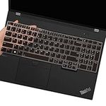 Keyboard Cover for 2023 2022 Lenovo ThinkPad E16 T16 P16 P16s 16 inch, Thinkpad L15 Gen 4/3 15.6 inch, ThinkPad E16 T16 P16 P16s Gen 2 1 (Not Fit Thinkpad L15 Gen 2/1)-Black