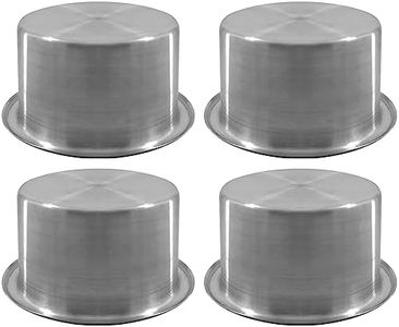 ISURE MARINE 4Pcs 3" Stainless Steel Drop-in Anti-Spill Cup Holder with Non-Slip Washer,Heavy Duty Poker Table Cup Holder Inserts Fits Standard Soda Can for Desk, Boats, RV Cars & Trucks