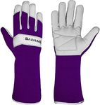 SAWANS Long Gardening Gloves Leathe