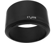 ET-60B Lens Hood for Canon RF-S 55-210mm F5-7.1 is STM Lens on R50 R100 Camera(for Accessories),HUIPUXIANG 55mm Lens Hood