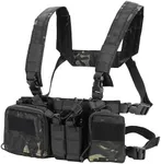 SIVIGEAR Adjustable Tactical Chest Rig with Detachable GP Pouch, 9mm/5.56 Mag Pouch, H-Harness - Durable, Comfortable