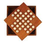 Andux Zone Solitaire Board Wood Single Player Game DLZSQ-01