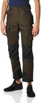 Cat Men's Trademark Work Pants Built from Tough Canvas Fabric with Cargo Space, Classic Fit, Dark Earth/Black, 34W x 30L