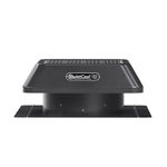 Quietcool AFR SLR-25 Roof Mount Solar Attic Fan - 25 Watt Panel - Included AC/DC Inverter for 24/7 Runtime - Plug-and-play - Adjustable Thermostat