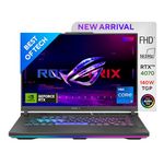 ASUS ROG Strix G16, 16 "(40.64cm) FHD+ 165Hz, 13th Gen Intel Core i7-13650HX, Gaming Laptop (16GB DDR5/1TB SSD/NVIDIA GeForce RTX 4070 /Windows 11/Office 2021/Eclipse Gray/2.50 Kg), G614JI-BG711WS_WO