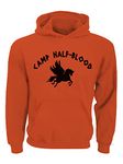 Awkward Styles Women's Camp Half-Blood Hoodie Greek Hooded Sweatshirt + Sticker Gift (X-Large, Orange)