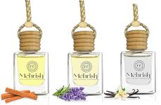 Mehrish Car Air Purifier, Last Upto 60 Days (10ML Each)| Car Accessories Interior| Car Perfume for Dashboard| Perfume Fragrance Home Office Desk, Combo Pack - (Vanilla, Sandalwood & Lavender)