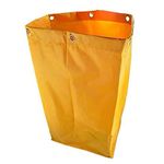 Replacement High Capacity Cleaning Cart Bag,20 Gallon,Waterproof, House Cleaning Commercial Cleaning Cart Bag,Yellow,For use with Hotel Commercial Cleaning Cart and housekeeping carts