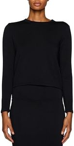 Bleusalt Shorty Crew Womens Crewneck T-Shirt Black 2