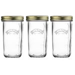 Kilner 0.5 Litre Set of Three Wide Mouth Screw Top Preservation Jars