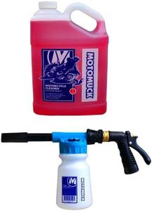 Motomuck 2 Piece Auto/RV/Off Road Vehicle Cleaning Kit, Includes: Hose connected Foam Gun/Foam Blaster - 1 Gal PH Neutral Cleaner with Nano Coating Technology foam gun soap refill