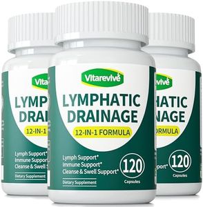Vitarevive Lymphatic Drainage Capsules for Women & Men – Herbal Lymph Support Supplement, Natural Wellness Formula, Easy-to-Take Daily Capsules, 360 Count