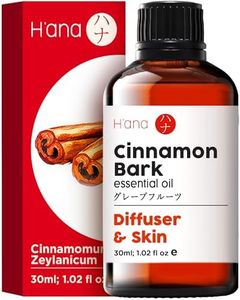 H’ana Cinnamon Bark Essential Oil for Diffuser - 100% Natural Cinnamon Bark Oil for Skin, Aromatherapy, Bath Bombs, Soaps & Candles (30ml)