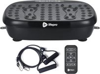 LifePro Hexaplate Lite Vibration Plate Exercise Machine with Magnetic Acupoints -Vibration Plate Machine for Full Body Workout -Vibrating Plate with Loop & Resistance Bands for Fitness